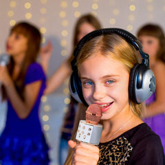 AWH Keyian Kids Karaoke Microphone for Singing- [7-13 Year Old]- Bluetooth