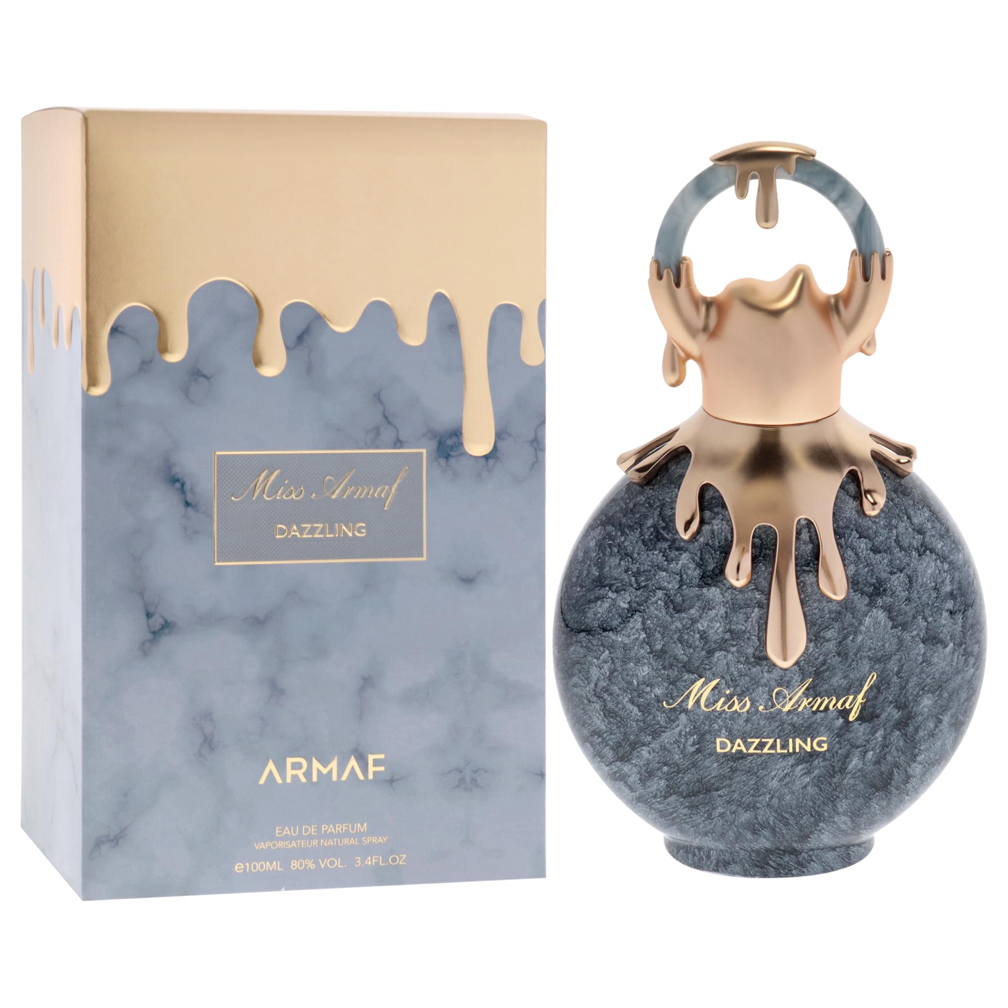 Armaf Perfume for Women Miss Armaf Dazzling Eau De Parfum 100ml For Her, Long Lasting, Fragrance, Grey