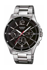 Casio Stainless Steel Analog Watch Silver Multi Dial