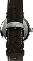 Timex Men's Standard 40mm Watch - Brown/Cream/Silver-Tone/Tan
