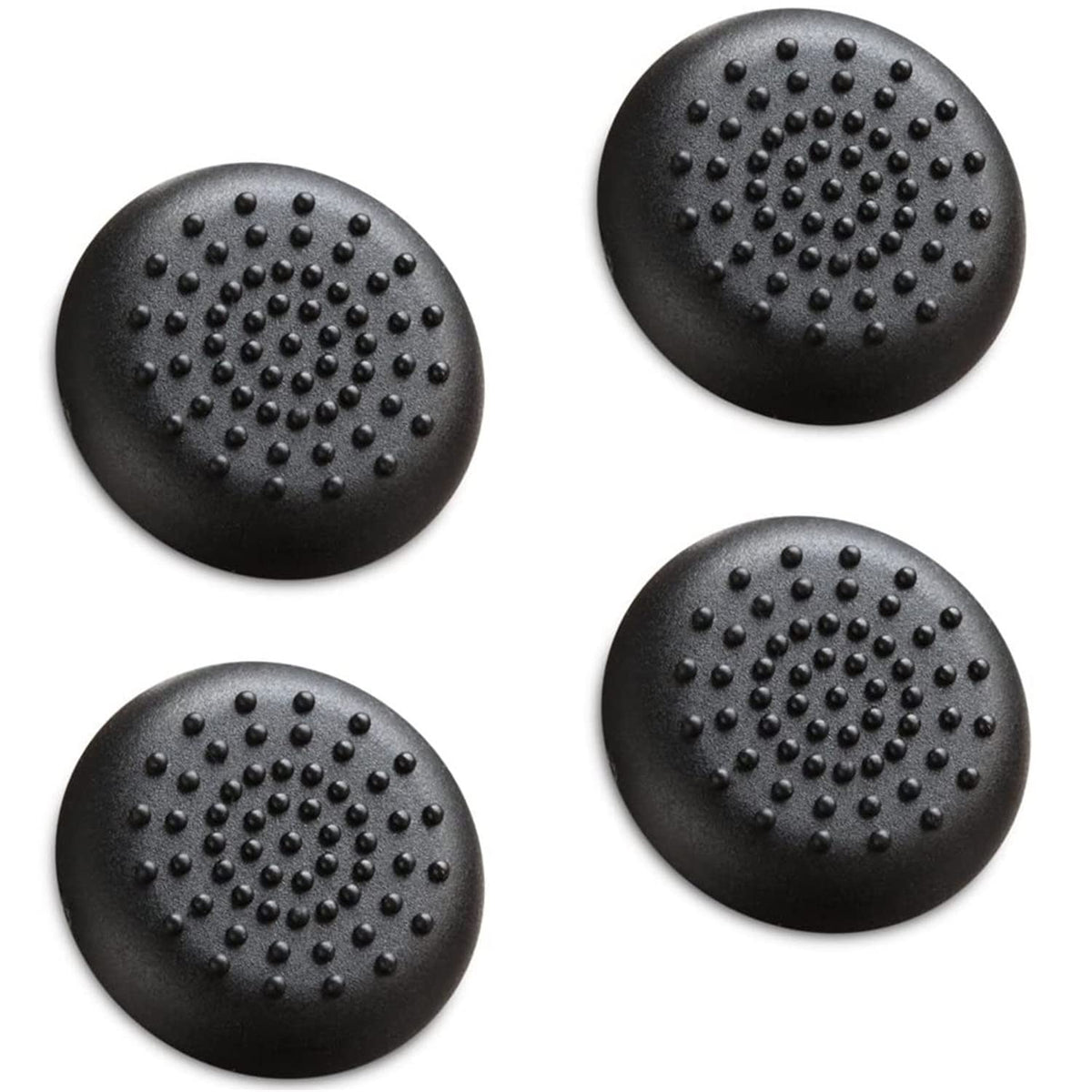 eWINNER 4 in 1 pirate king Analog Stick Silicone Cap Thumbstick Thumb Grip Cover Case Skin Joystick Compatible with PS5 PS4 PS3 PS2 Xbox One Xbox 360 Controller (Black-A)