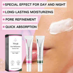 Azonee Pore Care Day and Night Face Cream, Skin Care Set, Moisturiser Face Women, Day Cream Deeply Nourishes Skin, Night Cream Skin Repair, Salicylic Acid and Hyaluronic Acid