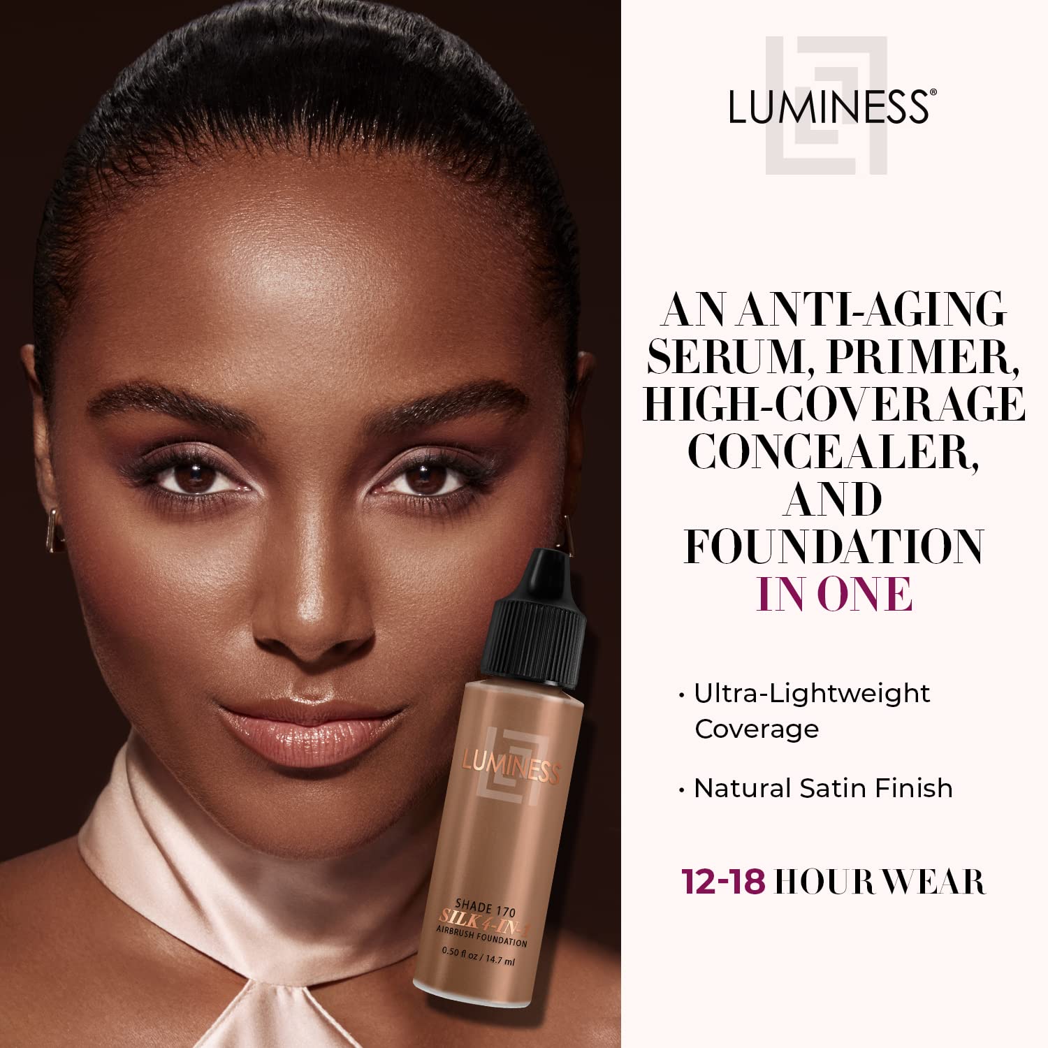 Luminess Air Silk 4-In-1 Airbrush Foundation- Foundation, Shade