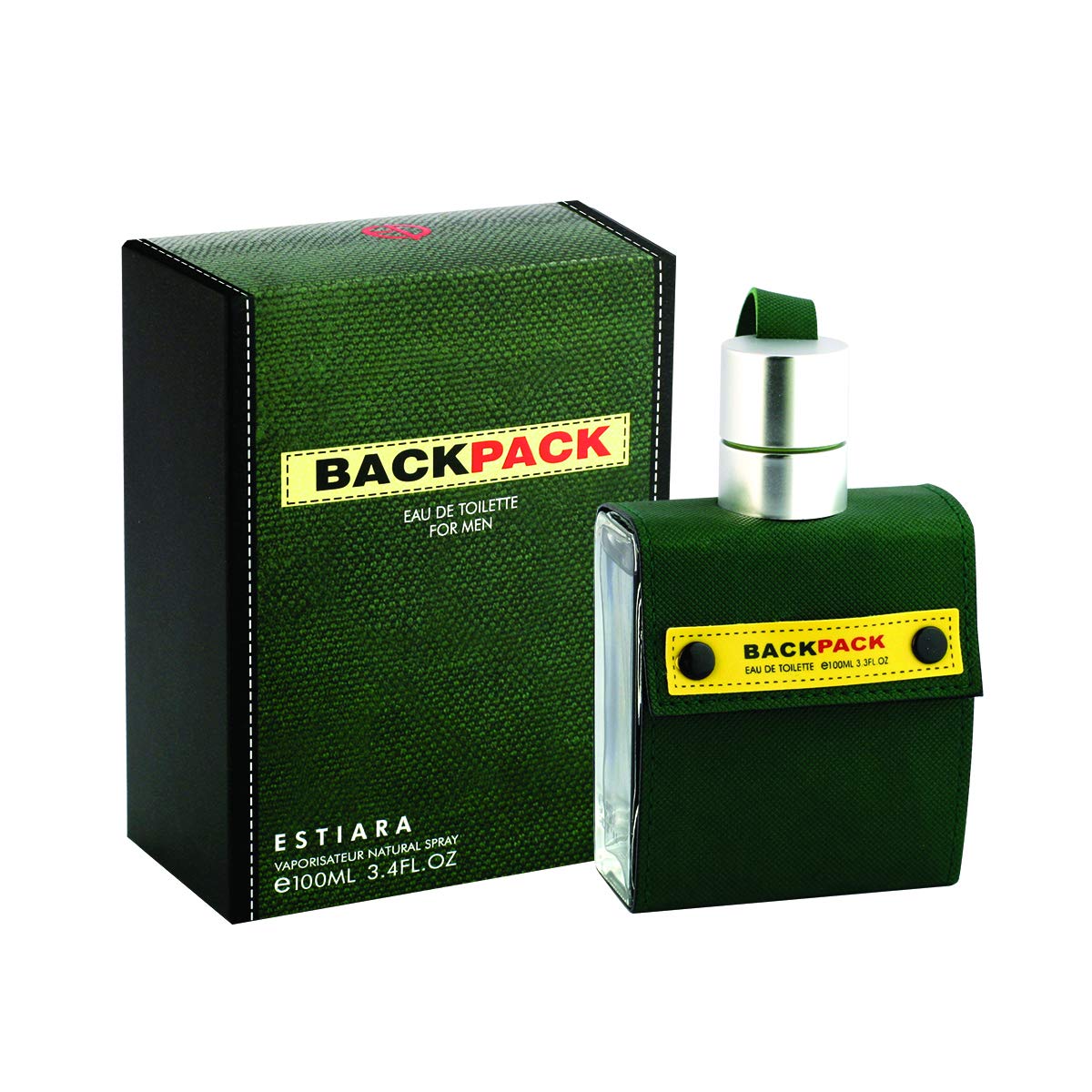 Backpack Green Pour Homme for Men, Eau De Toilette, 100ml for Him, by Estiara from The House of Sterling