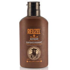 Reuzel Refresh No Rinse Beard Wash, Instantly Freshens, Softens And Hydrates - Emergency Shower In A Bottle, Freshens The Beard And Keeps It Moisturized, Softens Coarse Hair - 3.38 Oz