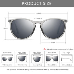 SUNGAIT Vintage Round Sunglasses for Women Men Classic Retro Designer Style