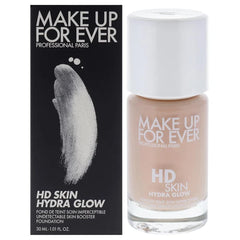 Make Up For Ever HD Skin Hydra Glow - 1R12 Cool Ivory for Women - 1 oz Foundation