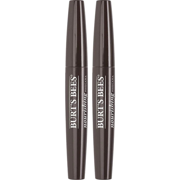 Burt's Bees 100% Natural Nourishing Mascara, Black Brown - 0.4 Ounce (Pack of 2)