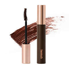 HEIMISH Dailism Smudge Stop Mascara, Curling & Lengthening, Long-lasting, Waterproof, Smudge-proof, Non-Clumping, Washable Cleansing Korean Mascara, 0.32oz/9g - Brown Curling