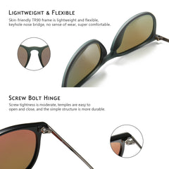 SUNGAIT Vintage Round Sunglasses for Women Men Classic Retro Designer Style