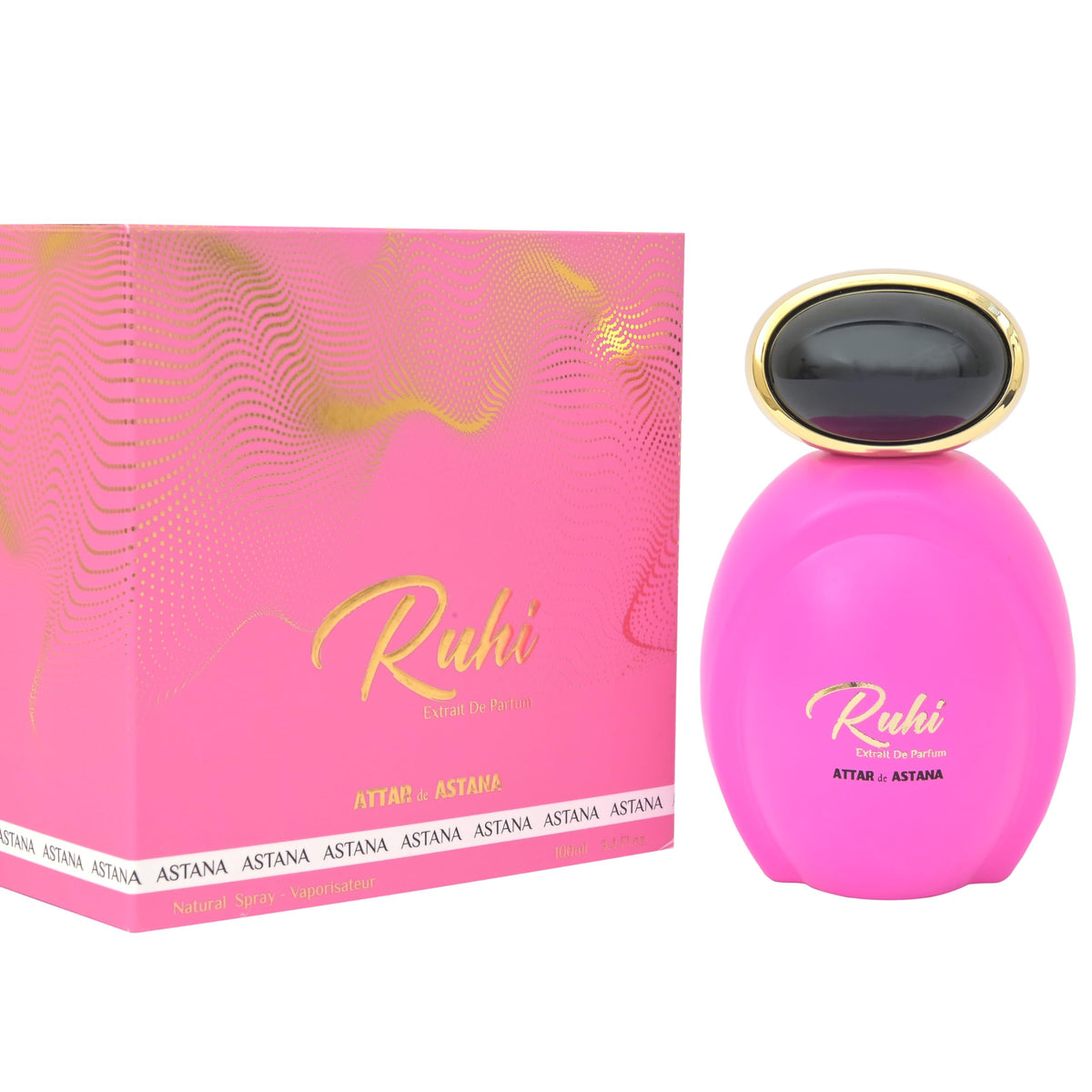 Attar Astana Ruhi De Parfum 100ML– Intense Arabic Perfume for Women,Premium Arabic Perfume,Elegant Unisex Scent with Floral Oud and Musk.Long-Lasting Unisex Fragrance with Floral,Oud & Musk Notes