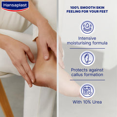 Hansaplast Dry Feet Moisturizing Cream | Intensive Moisturizing | Protects against callus formation | Foot Care | Foot Cream | 10% Urea | 100ml