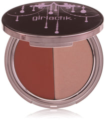 Girlactik USa. Cream Powder BlUSh & Cheek Tint Duo. Matte Shimmer Finish. Lighweight, Pigmented, Buidable Coverage. -Glow Duo BlUSh, La Beauté