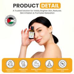Drsous Ca Organic Ruta Essential Oil 30ml | 100% Pure Cold Pressed Ruta Graveolens Therapeutic Grade Oil for Skin care, Relaxation & Wellness | Made in Palestine
