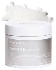 Mary&May Vitamin B.C.E Cleansing Balm, Brightening & Refreshing Facial Cleanser - 120g