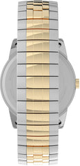 Timex Men's Easy Reader 38mm Perfect Fit Watch – Two-Tone Case White Dial with Two-Tone Expansion - Two-ToneBand