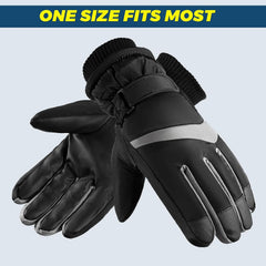 Ski Gloves Men Winter Gloves Warm for Men & Women Waterproof Gloves Touchscreen Snow Gloves Women, 12 Years