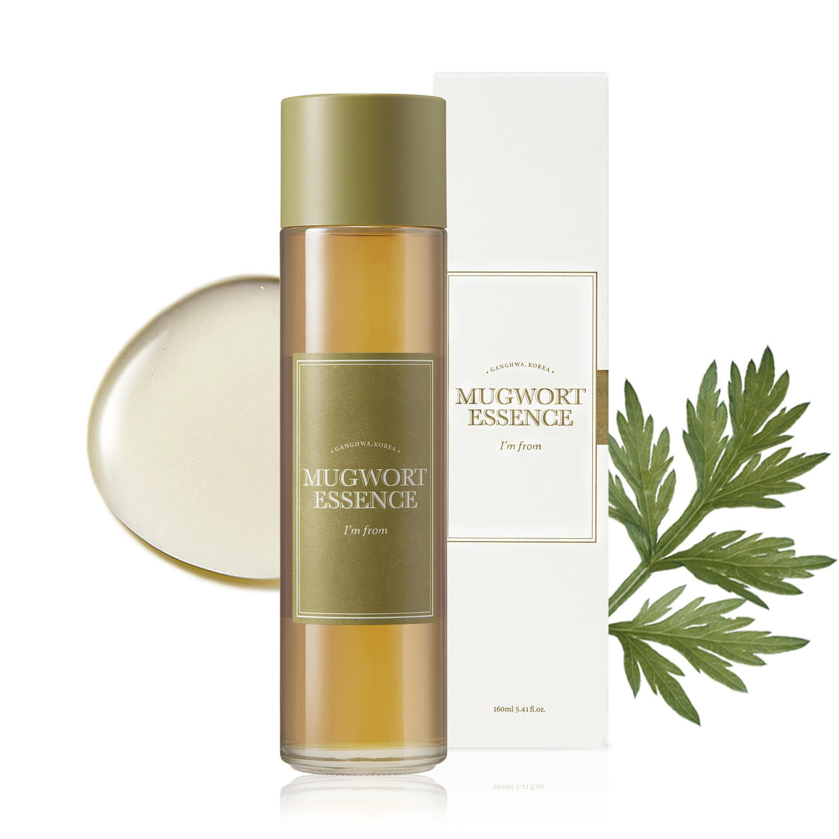 I'm From Mugwort Essence for Acne Prone Skin, Freshening, Hydrating, Soothing, Toning - 160ml