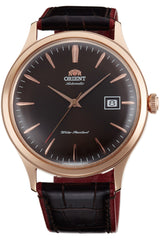 Orient Mens Automatic Watch, Analog Display and Leather Strap FAC08001T0