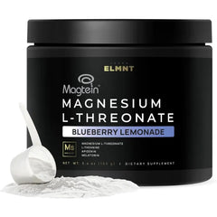 TERRA ELMNT Triple Sleep Magnesium L-Threonate Powder w. Apigenin, L-Theanine + Melatonin - Magtein Magnesium L Threonate Supplement - High Strength Magnesium for Deep Sleep & Calm Natural Sleep Aid for Adults