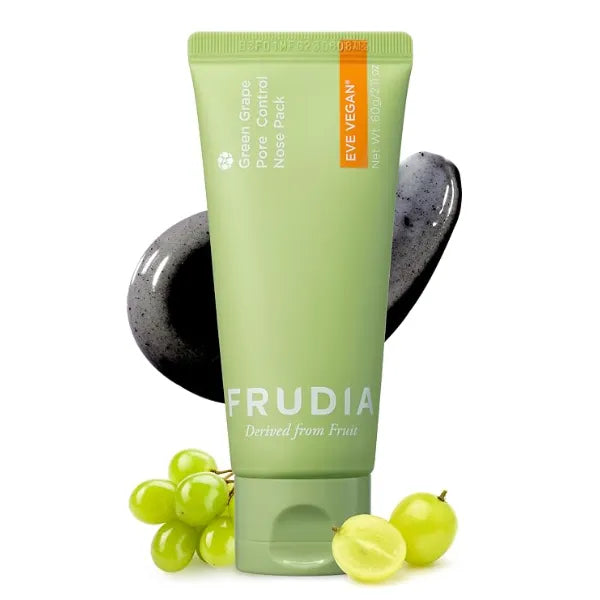 FRUDIA Green Grape Pore Minimizer Nose Pack Nose Strips for Blackheads & Pore Minimizer Korean Skincare Nose Blackhead Remover Pore Strips Blackhead Strips Face Care