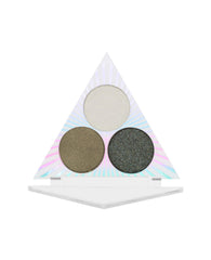 Wet n Wild Mega Glow Eyeshadow Trio in Crystal Cavern, Teal Green