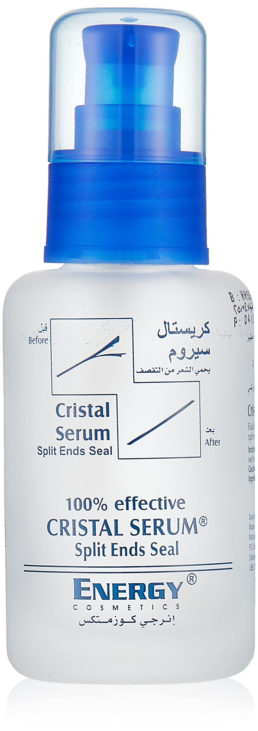 Energy Cosmetics Crystal Serum for Stronger and Shinier Hair 60ml, 3430107