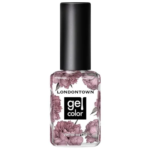 LONDONTOWN UV/LED Gel Nail Polish Long Lasting, Chip Resistant High Shine Color Glossy Mauve, Plush, 12ml/.40fl oz