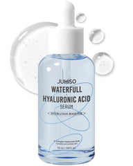 JUMISO Waterfull Hyaluronic Acid Serum 1.69 fl.oz / 50ml Face Moisturizer, Facial Hydrating Serum for All Skin Types, Moisture Booster for Dry Skin
