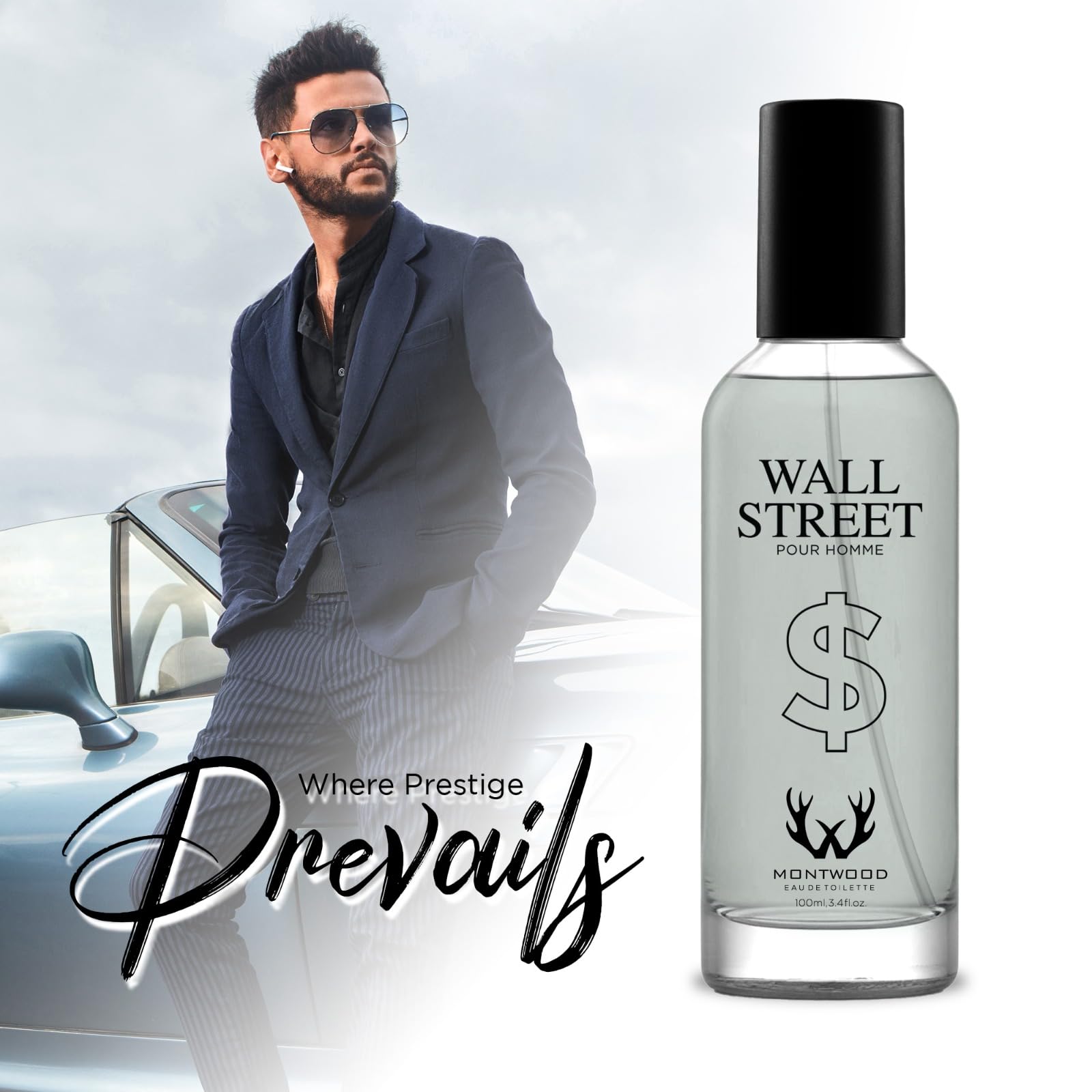 Montwood Wall Street Pour Homme: Eau de Toilette Pour Homme | Perfume for Men 100ml