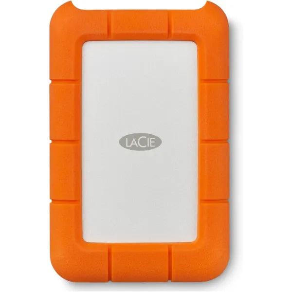 LaCie 5TB Rugged Mini USB 3.0 External Hard Drive - Orange