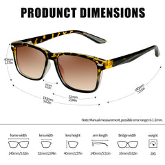 KANASTAL Polarized Sunglasses for Men Women, Classic Square Sports Sun Glasses Driving, Fashion Shades for Womens Outdoor 100% UV400 Protection