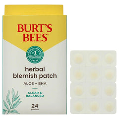 Burt's Bees Clear and Balanced Herbal Blemish Patch for Women - 24 Count Patches