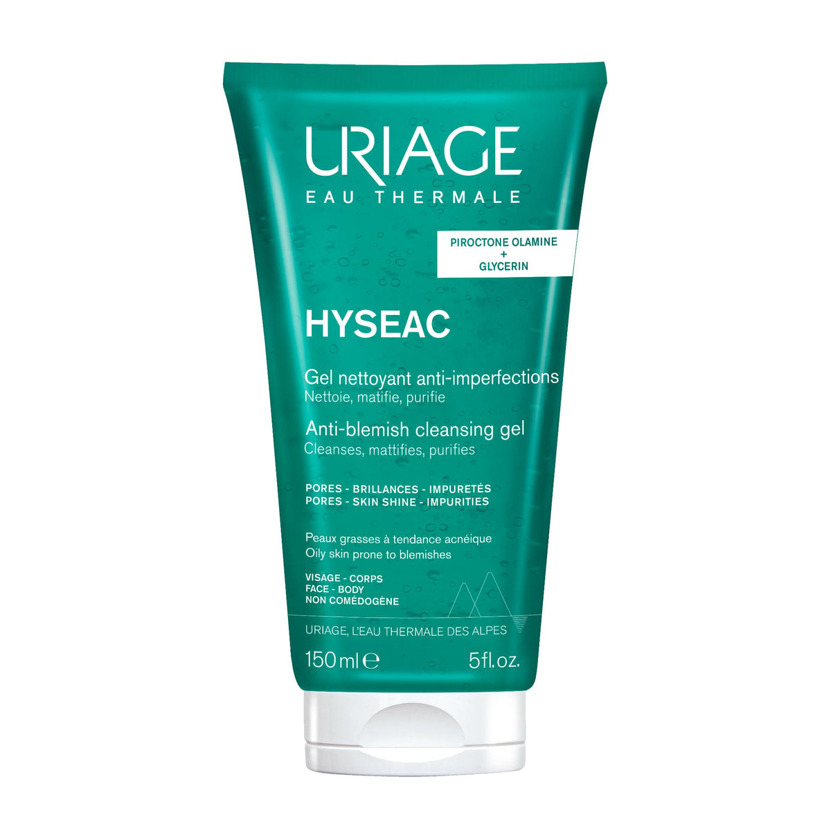 Uriage Hyseac Nettoyant Cleansing Gel – Purifying Cleanser for Oily & Acne-Prone Skin, 150ML