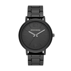 Skechers Men's Ardmore Quartz Metal and Silicone Casual Sports Watch - Ardmore Blackout