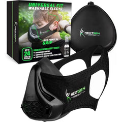 NEXTGEN Breathing Workout Mask - Enhance Stamina & Endurance | 24-Level Adjustable Airflow for Optimal Lung Performance | Elevate Cardio & Gym Training for Men & Women