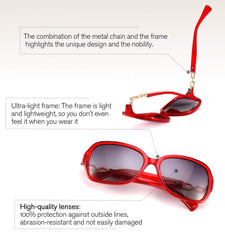 FEISEDY Women Polarized Sunglasses 100% UV400 Vintage Square Sun Glasses Outdoor Driving Fashion Shades for Women B2526