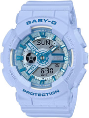 G-Shock Casio Baby-G Fresh Colours Blue Resin Analog-Digital Watch BA-110YK-2A