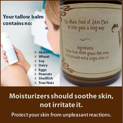 Vintage Tradition Beef Tallow All Purpose Balm – Healing, Hydrating Warm Ginger Skin Care Salve Replaces Body Lotion, Hand Cream, More – Essential Oil, Olive Oil, and Grass-Fed Tallow by, 2 fl. oz.