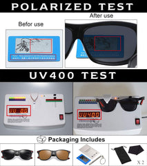 Polarized Sunglasses Mens Womens Cool Fishing Driving Hiking Ultralight Retro Wrap Around Travel sun glasses UV Protection