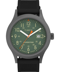 Timex Expedition Scout Nylon Strap Gents Watch - Black/Green/Gunmetal