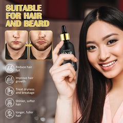 5% Minoxidil Hair Growth Oil for Men and Women - Regrowth Serum, Extra Strength Spray for Hair Loss, Thicker Healthier Hair, Beard Growth Kit, Topical Treatment, 2.02 oz
