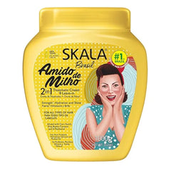 SKALA Linha Expert Creme de Tratamento 2 em 1 Amido de Milho 1 Kg Expert Collection Corn Starch 2 in 1 Treatment Cream Net 33.81 Oz