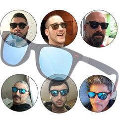Polarized Sunglasses Mens Womens Cool Fishing Driving Hiking Ultralight Retro Wrap Around Travel sun glasses UV Protection