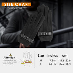Excefore Winter Gloves Men Women Touch Screen Glove Cold Weather Warm Gloves Freezer Work Gloves Suit for Running Driving Cycling Working Hiking （Uniform Size）