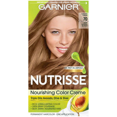 Garnier Nutrisse Haircolor - 70 Almond Creme (Dark Natural Blonde) 1 Each (Pack of 2)