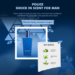 POLICE Shock-In-Scent Eau De Parfum Fragrance for Men 100 ml - 1391101