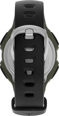 Timex Ironman Classic 30 Mid-Size Watch - Black/Digital/Green