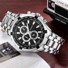 Curren for Men Analog Stainless Steel Watch - Silver