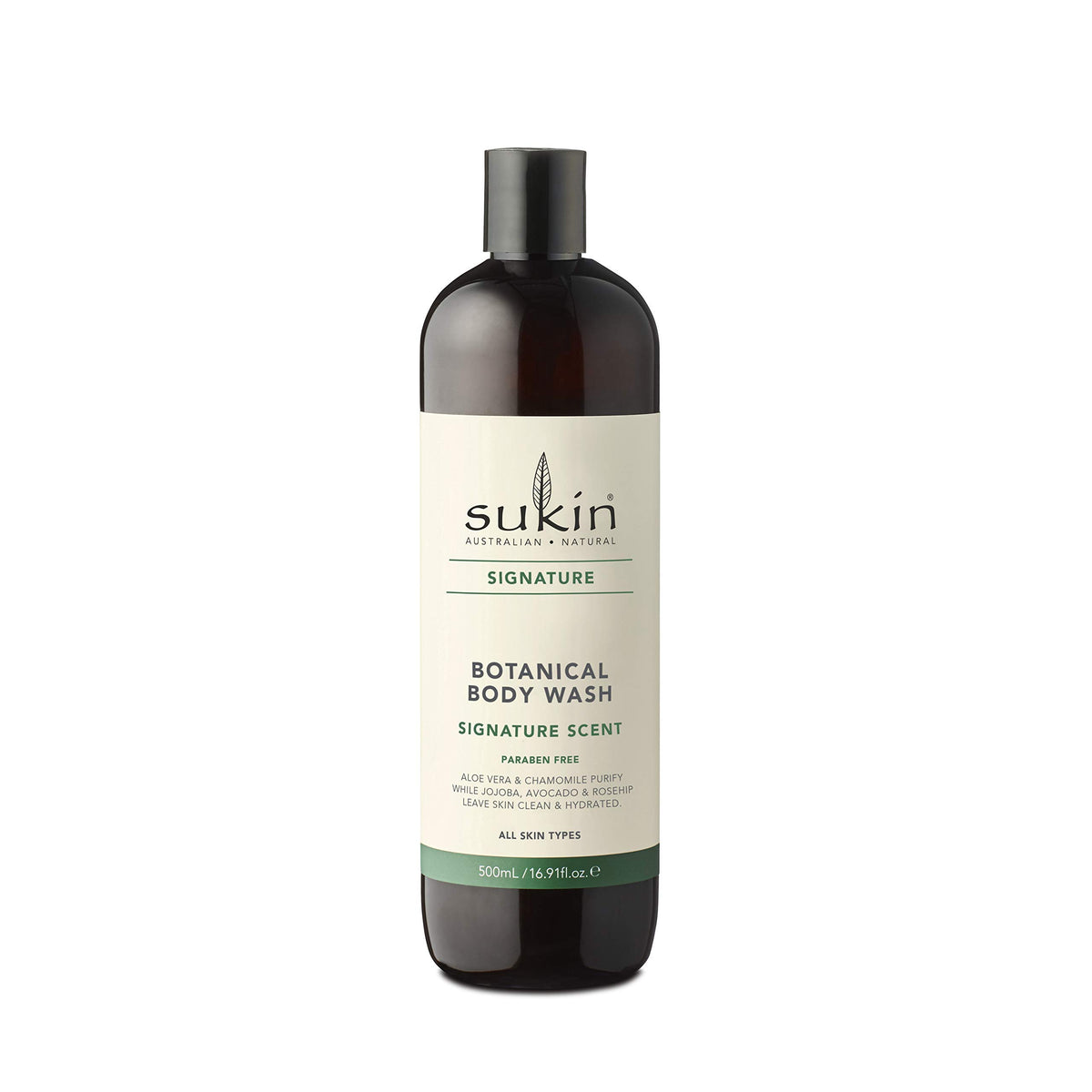 Sukin Botanical Body Wash, Signature Scent, 500 ml